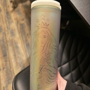 Starbucks Tumbler with Crowned Figure